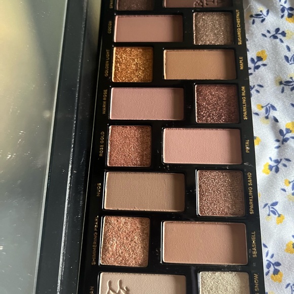 Too Faced Natural nudes with box. Few colors swatched. Great every day palette. - Picture 3 of 6
